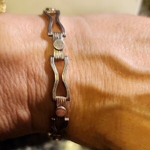 Sterling Silver Italy Open Link Bracelet